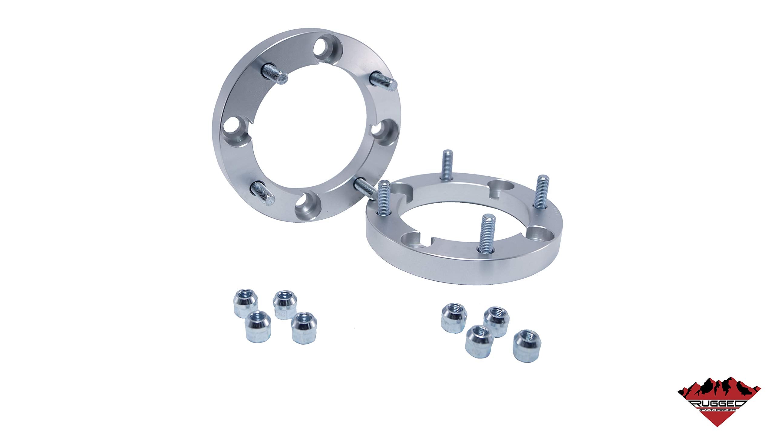 Rugged Wheel Front/Rear Spacer (1997-2022) Polaris/Bobcat Scrambler/Magnum/ATP/Predator/Ranger/Sportsman/Trail Blazer/Hawkeye/RZR/3400, Aluminum Alloy, Bolt Pattern:4x156mm;Thread:3/8-24;Thickness: 2”