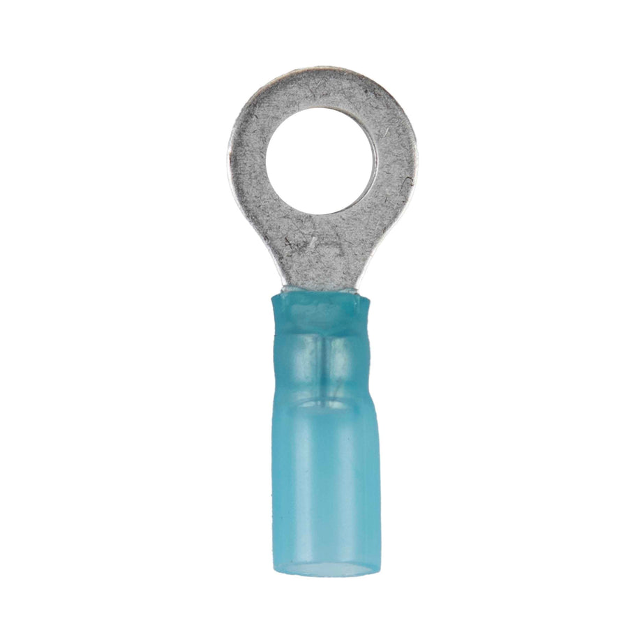 Install Bay 1/4 Inch Heat Shrink Ring Connector 16/14 Gauge 100 Pack - HSBRT14