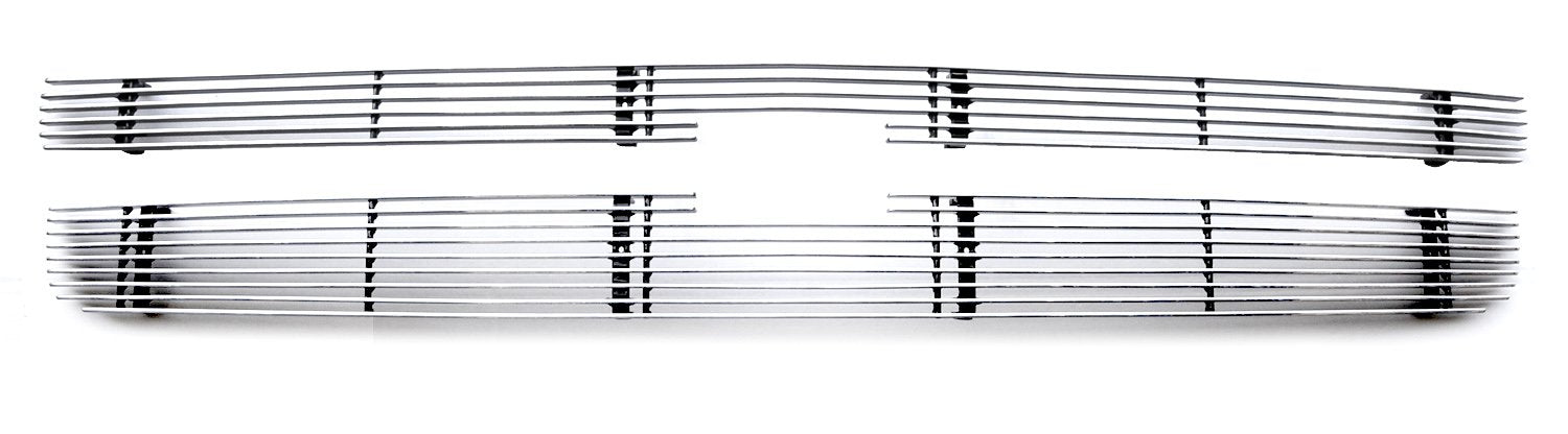 2007-2013 Silverado 1500 T-REX Grilles Billet Grille, Polished, 2 Pc, Overlay - PN #21110