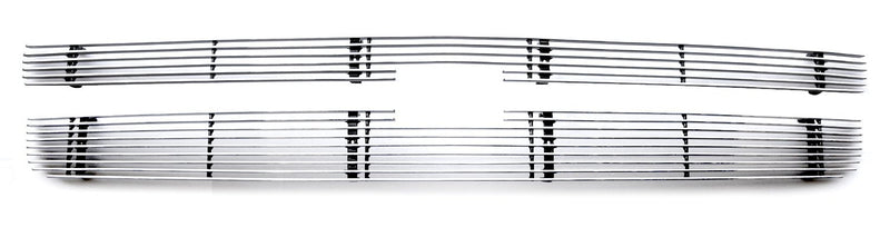 2007-2013 Silverado 1500 T-REX Grilles Billet Grille, Polished, 2 Pc, Overlay - PN #21110