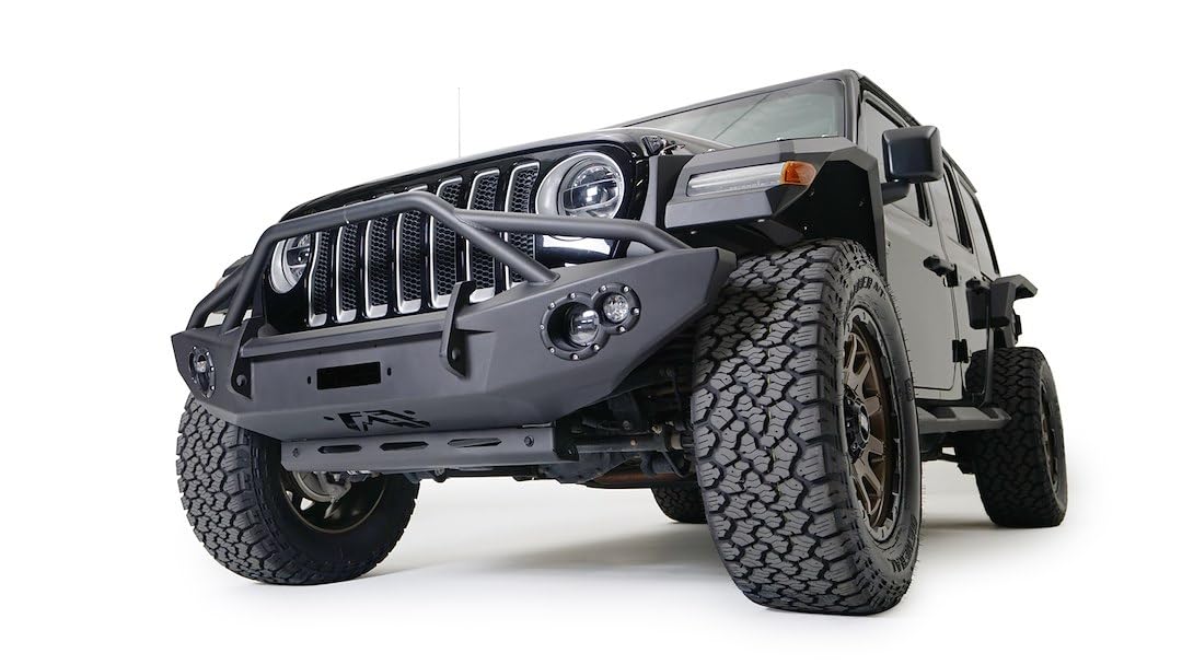 M6250-1 Fab Fours Inc. Sway Bar Cover Fits Jeep Wrangler, Black