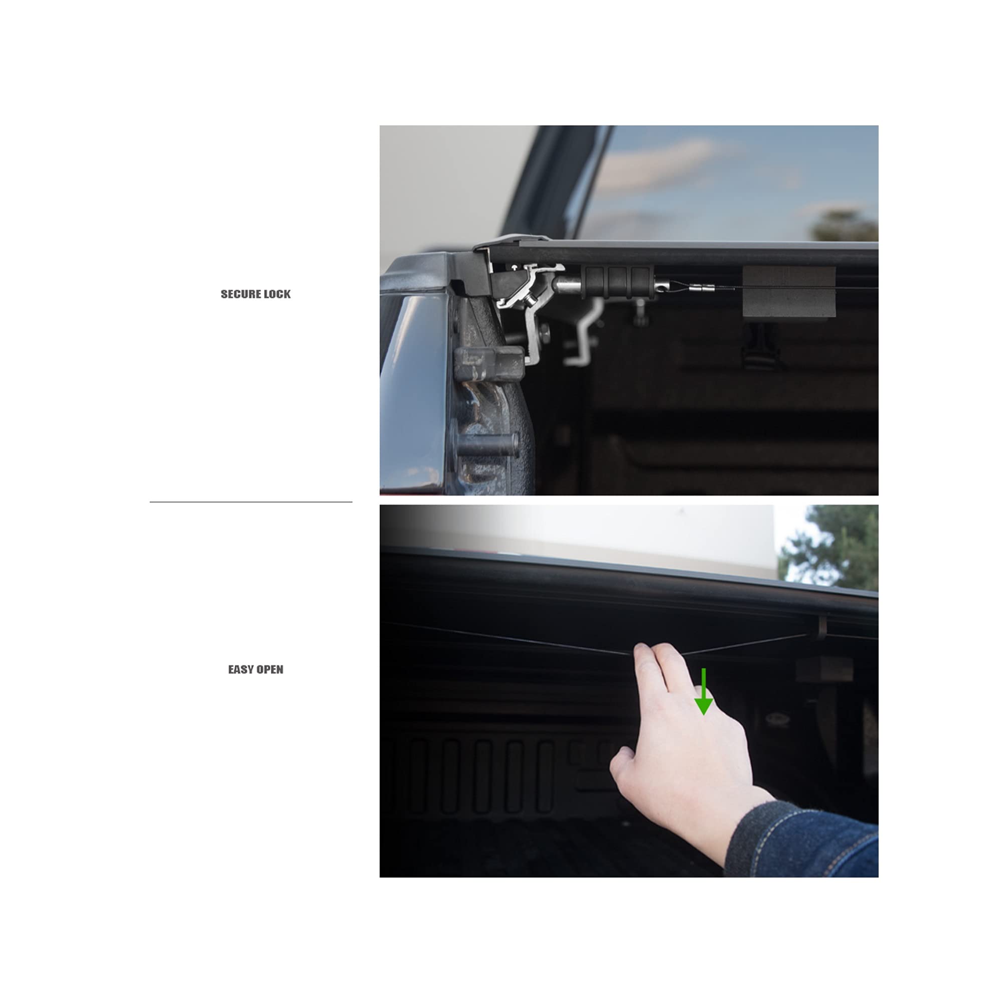 Low Profile Armordillo Hard Tri-Fold 2015 2016 2017 2018 2019 2020 2021 2022 Chevy Colorado Tonneau Cover/GMC Canyon Bed Cover 5ft (60") Short Bed | CoveRex TFX | 7162303