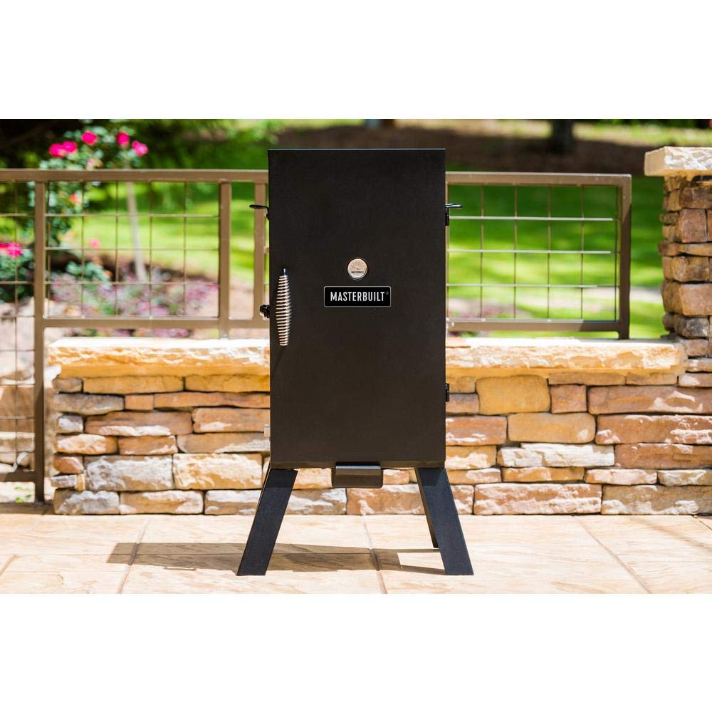 30 inch Masterbuilt 20070210 Analog Electric Smoker with 3 Smoking Racks, 30" Black (Old Version)