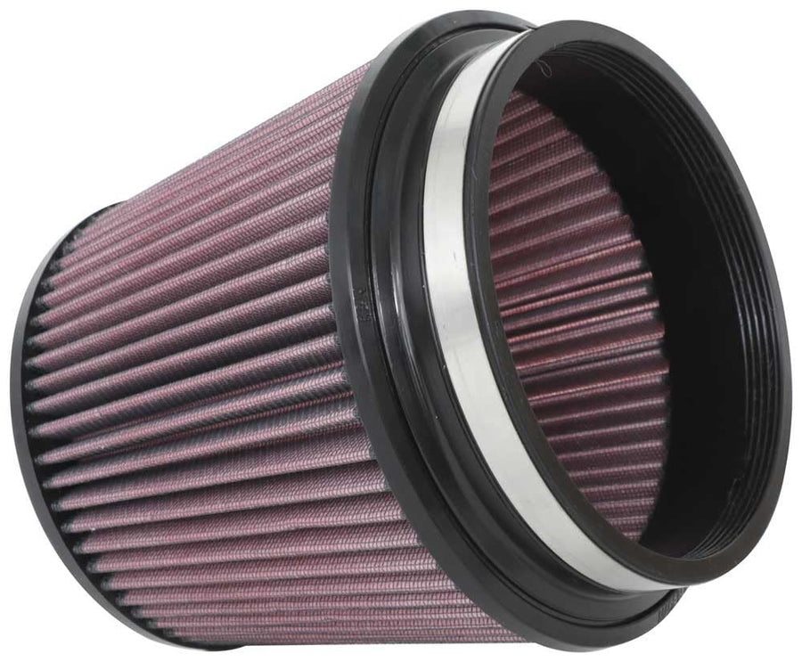High-Flow K&N Original Lifetime Universal Clamp-On Filter: High Performance, Premium, Washable: Flange Diameter: 6 In, Filter Height: 6 In, Flange Length: 1 In, Shape: Round Tapered, RU-4940