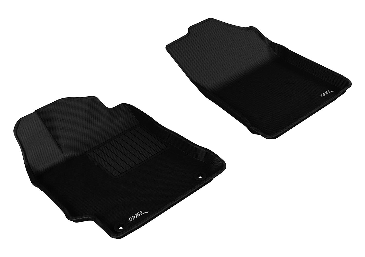 Front Row 3D MAXpider Custom Fit All-Weather Floor Mat for Select Toyota Camry/ Camry Hybrid Models - Kagu Rubber (Black)
