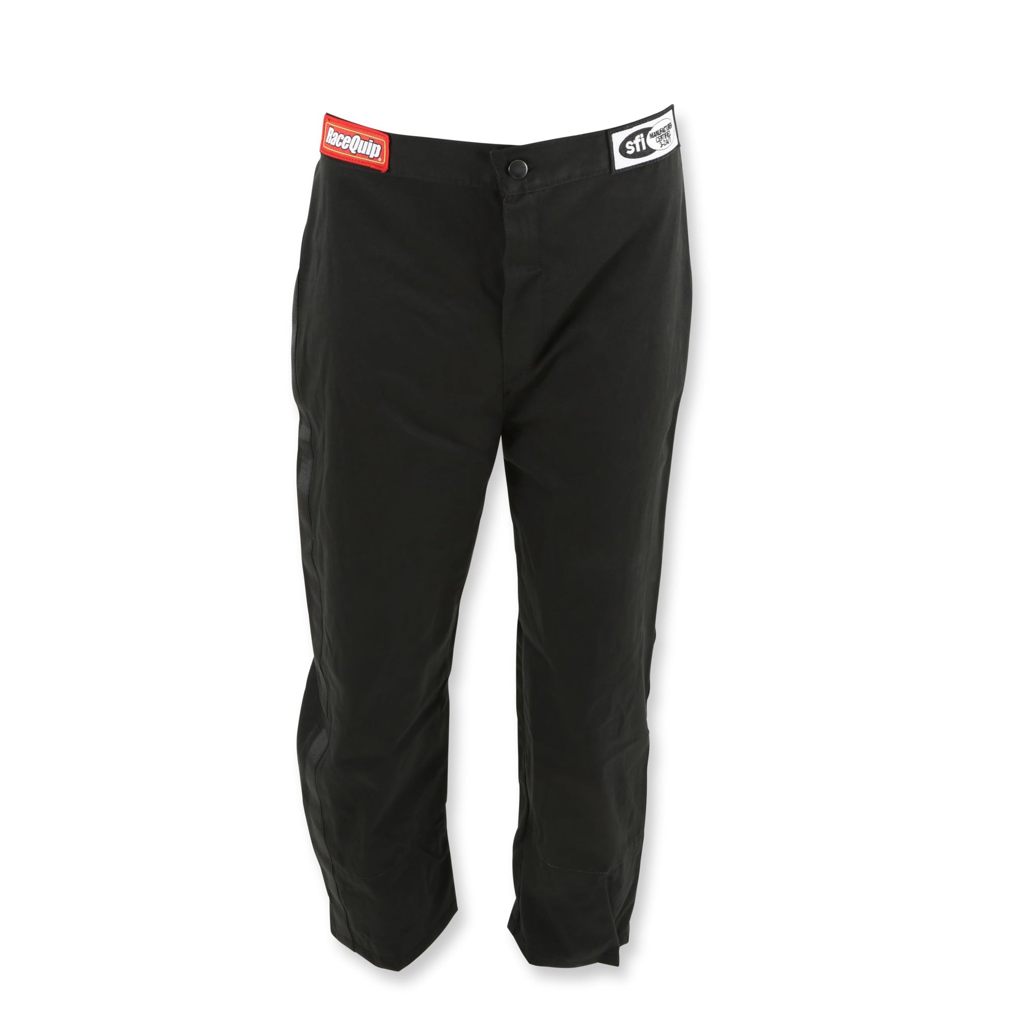 RaceQuip Fire Suit Racing Driver Pants Single Layer SFI 3.2A/ 1 Black Junior Small 1970092