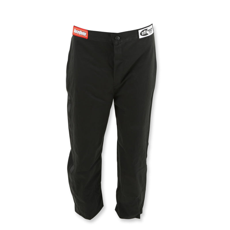 RaceQuip Fire Suit Racing Driver Pants Single Layer SFI 3.2A/ 1 Black Junior Small 1970092