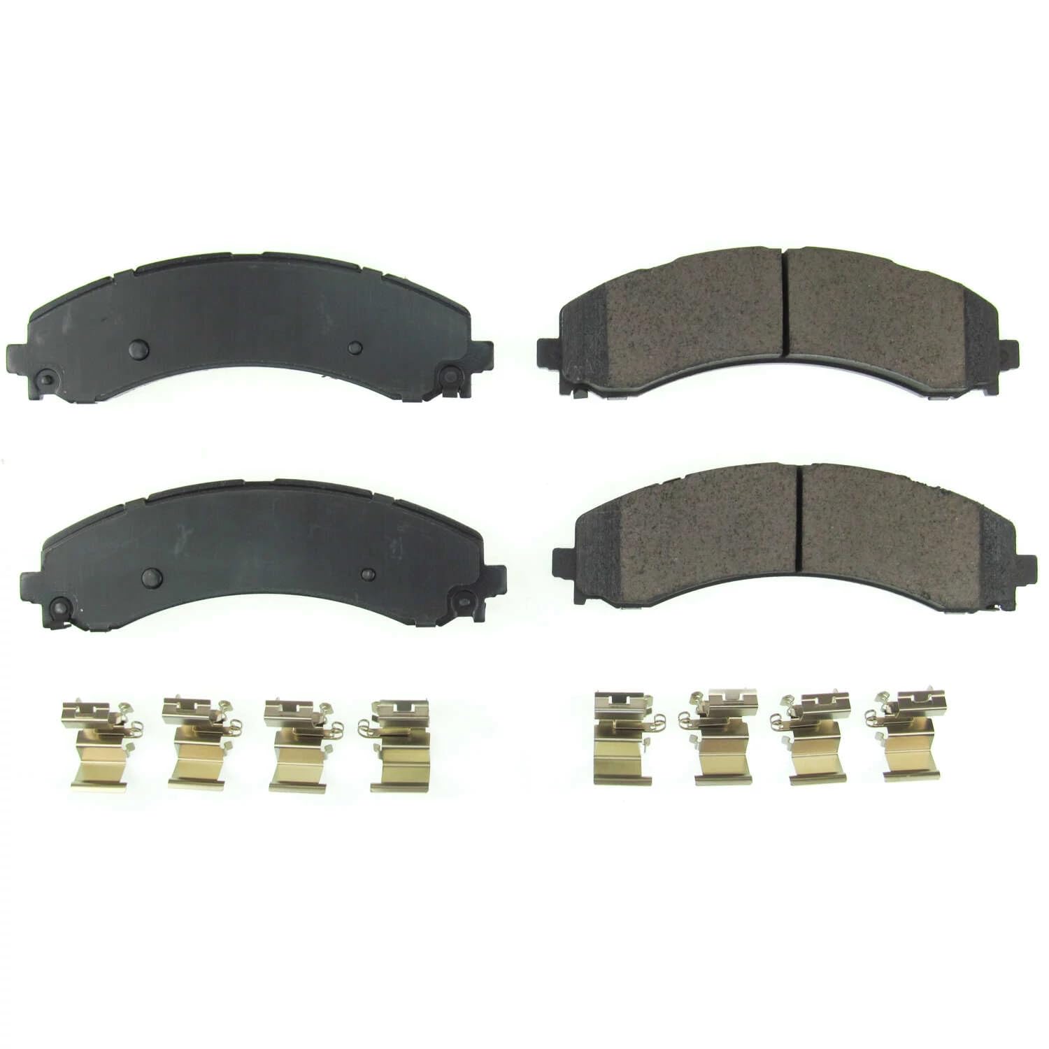Rear Brake Kit Power Stop For Ram 3500 2019-25 - Ceramic Brake Pads With Installation Hardware, 17-2224