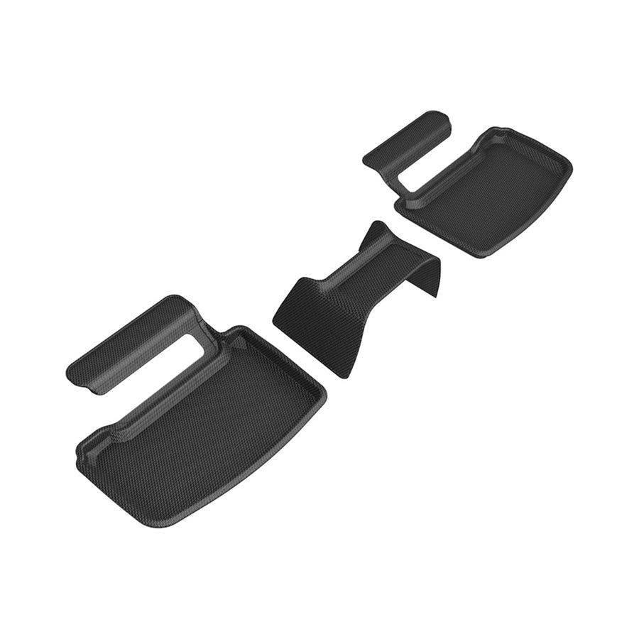 Kagu 3D MAXpider Custom Fit Floor Mat (Black) Compatible with Audi E-Tron GT 2022-2026 - Second Row