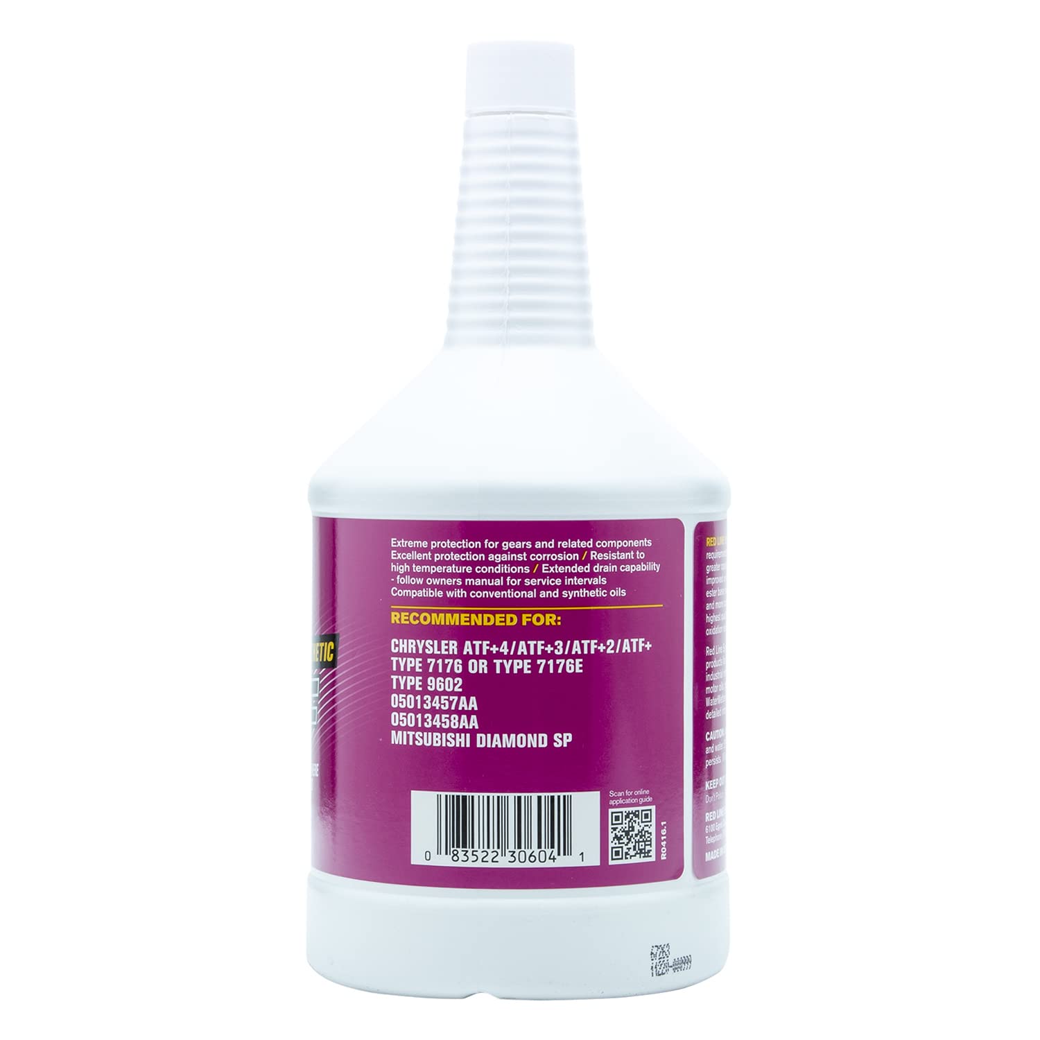 Full Synthetic C+ Automatic Transmission Fluid (ATF) Red Line 30604 - 1 Quart
