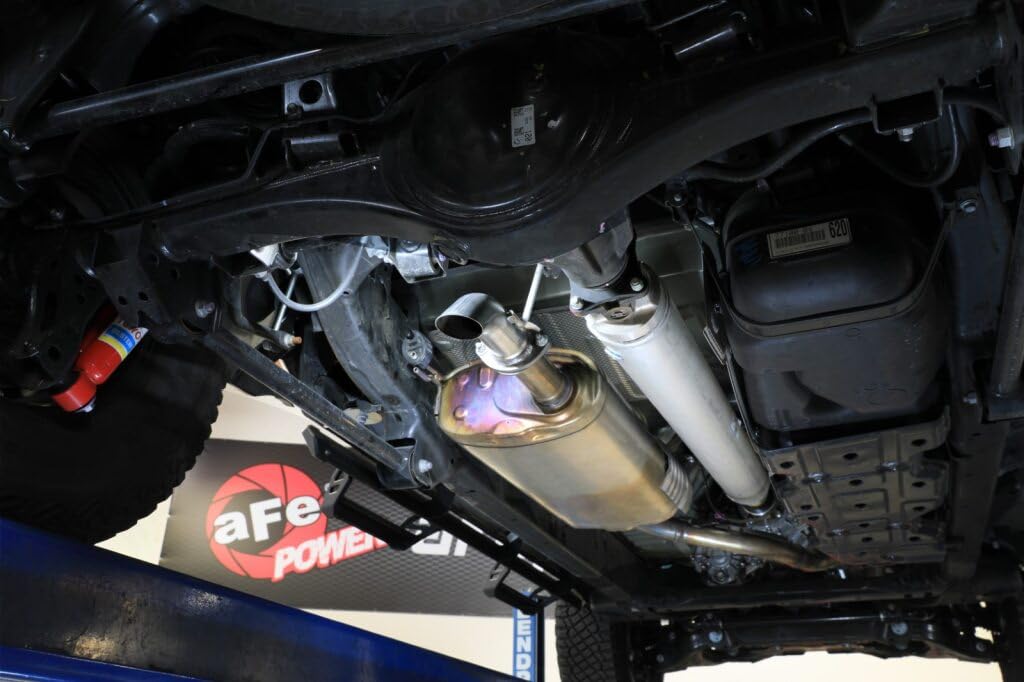 2-1/2 IN aFe Power ROCK BASHER 409 Stainless Steel Axle-Back Exhaust System Fit Toyota Tacoma 24-25 L4-2.4L (t) 49-46082