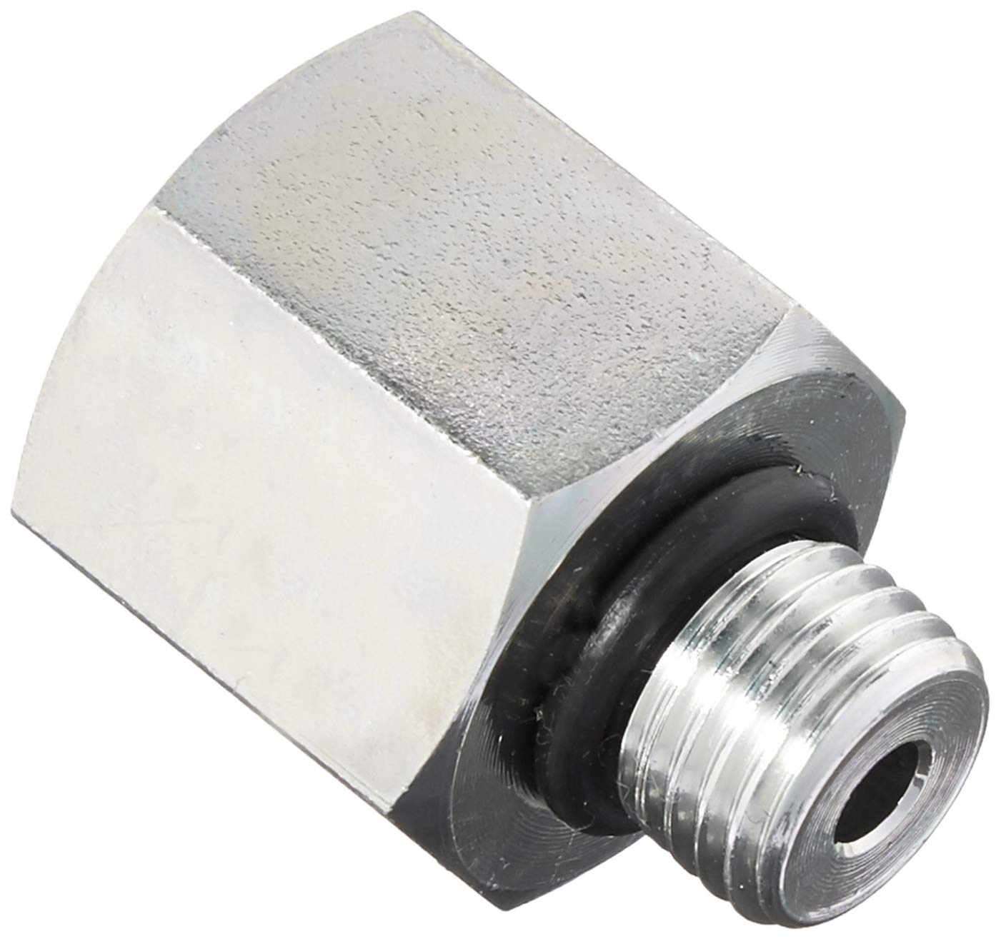 Gates Hydraulic Coupling/Adapter Fitting G60275-0302 (3MB-2FP) 3/8-24 x 1/8-27 Male O-Ring Boss to Female Pipe NPTF