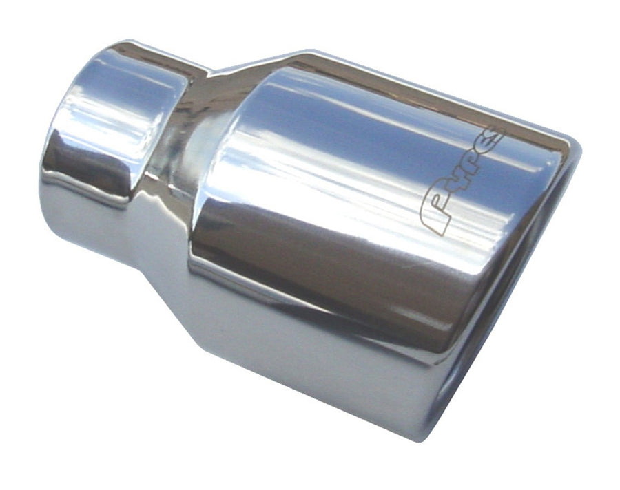 Pypes Exhaust Performance Tips 2.5" 4"X6" Rolled Edge
