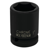 M740-32 Performance Tool, 3/4-Inch Drive 1-Inch 6pt Impact Socket - Chrome Moly Steel, Black Oxide Coated