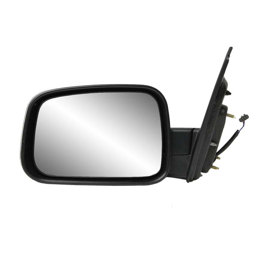 Fit System Mirror Driver Side for Chevrolet HHR Wagon, Textured Black w/Satin Silver Cover, Foldaway, Power