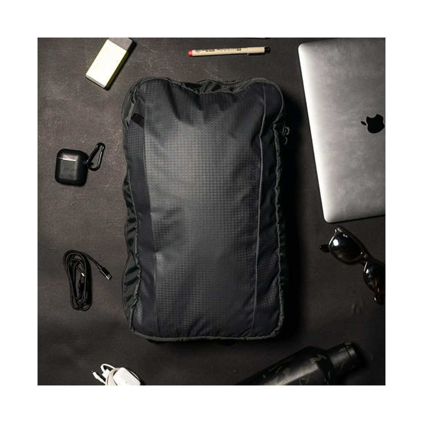 SOG Reversible Surrept/12L CS Carry Pack Organized Travel Bag with Internal Storage and 3-Way Carry with Backpack Straps and Side Handles Charcoal/Bright Gray