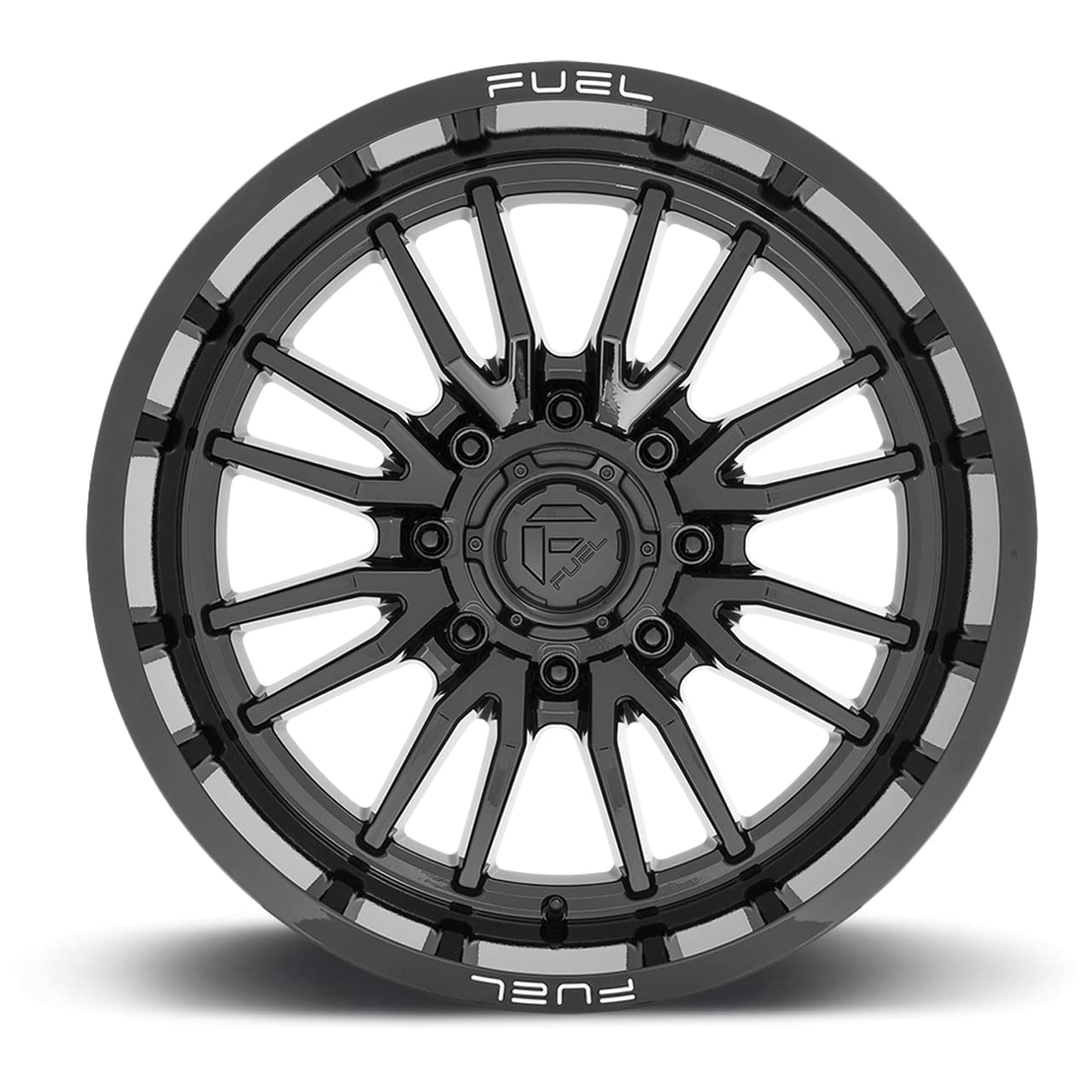 22x12 D760 CLASH, Bolt Pattern: 8x180/, Offset: -44, GLOSS BLACK, set of 1