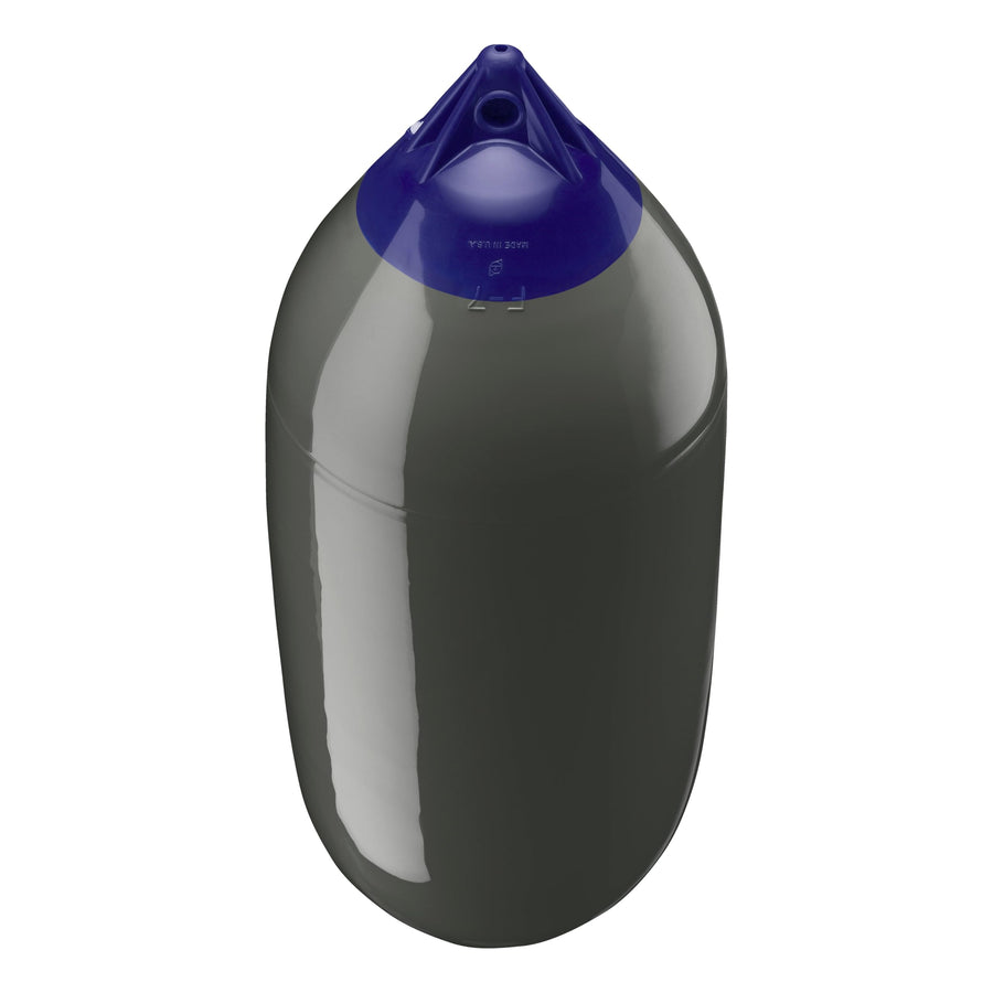 F-7 Standard Polyform Boat Fender Blue Ropehold - Graphite