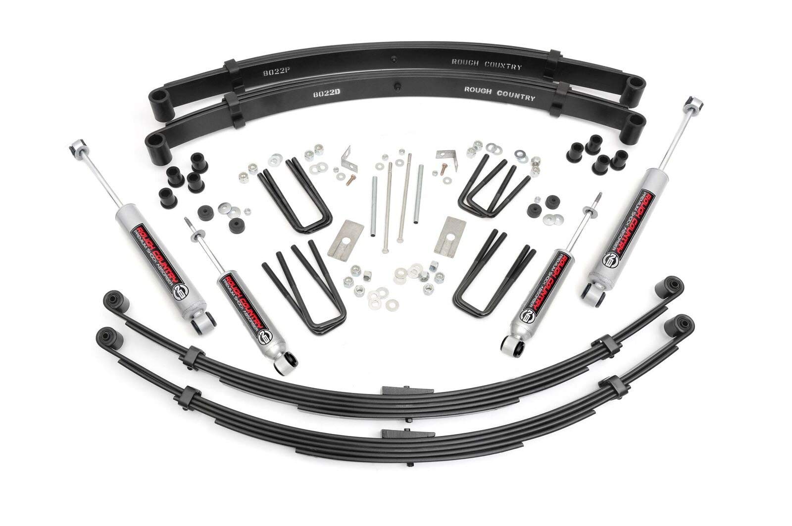 3" Rough Country Lift Kit w/N3 Shocks for 1984-1985 Toyota Truck 4WD - 71530