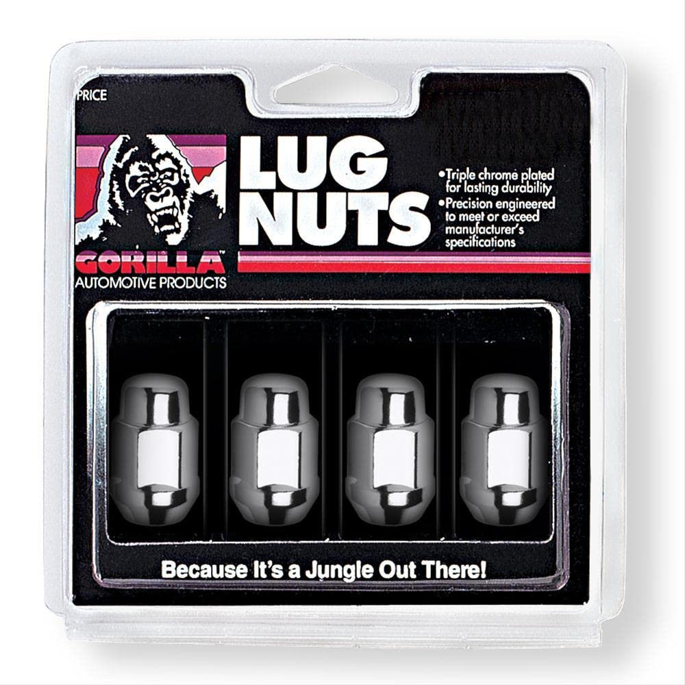 Acorn Bulge Seat Lug Nuts Gorilla Automotive 41177B (7/16" Thread Size)