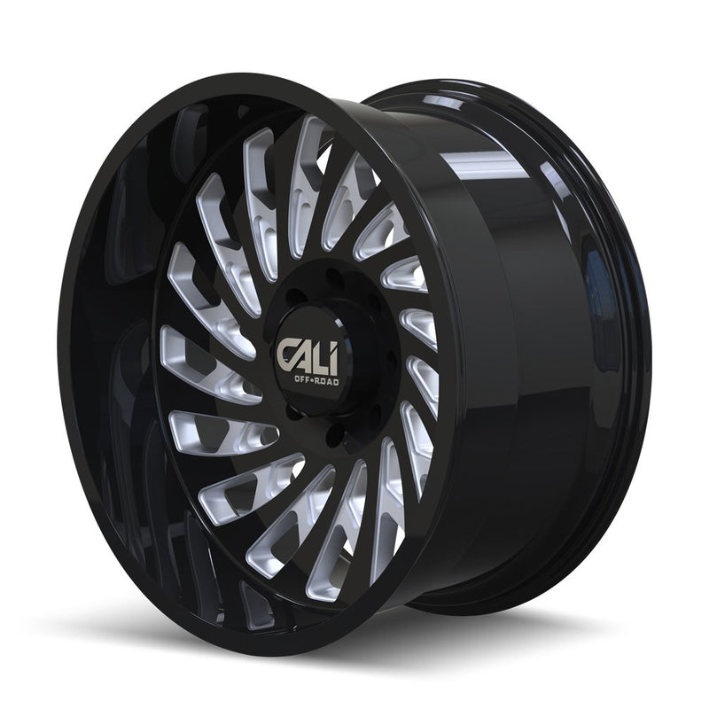 Wheel CALIOFFROAD SWITCHBACK Matte Black with (24 * 12''/8 * 165.1mm -51mm Offset)