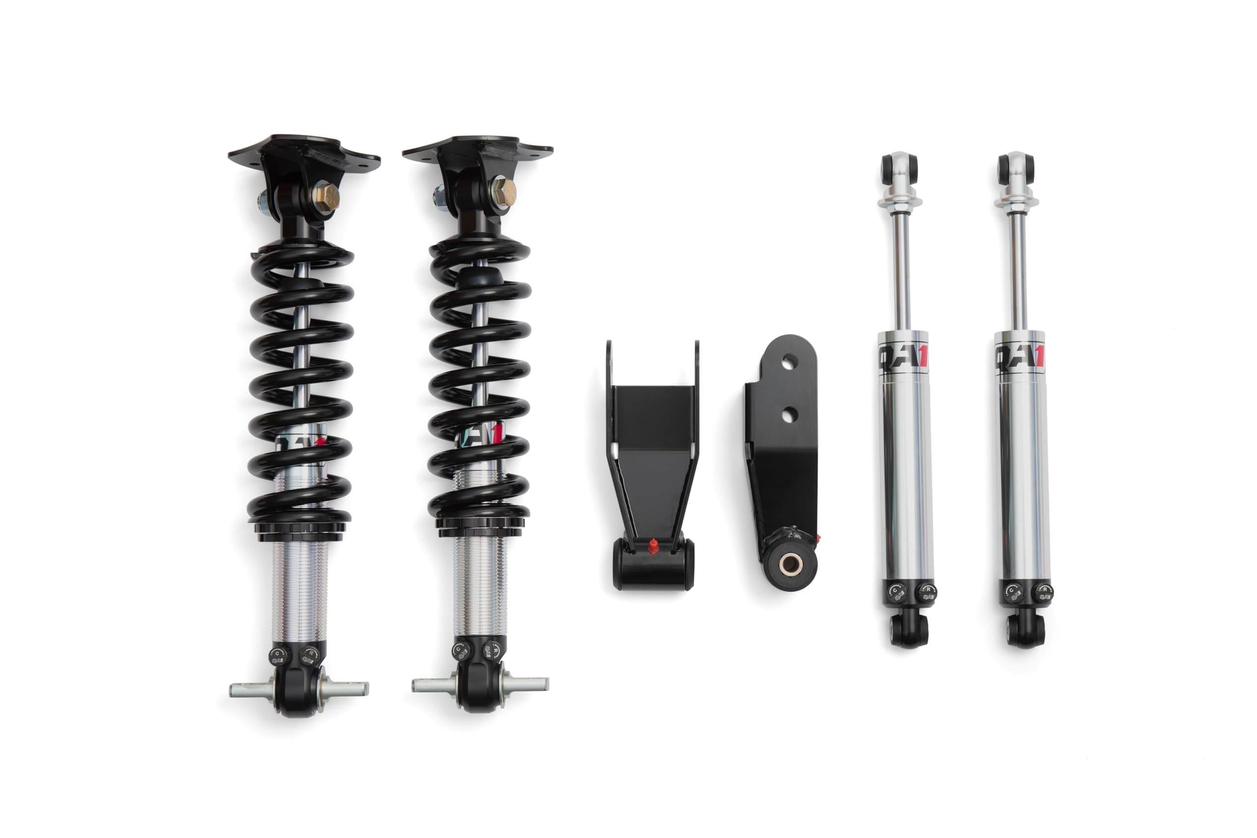 2/3 QA1 Lowering Kit fits 2007 2018 Silverado 1500 Sierra 1500 4WD Double Adjustable | Easy Bolt-In Installation | LK02-GMT02