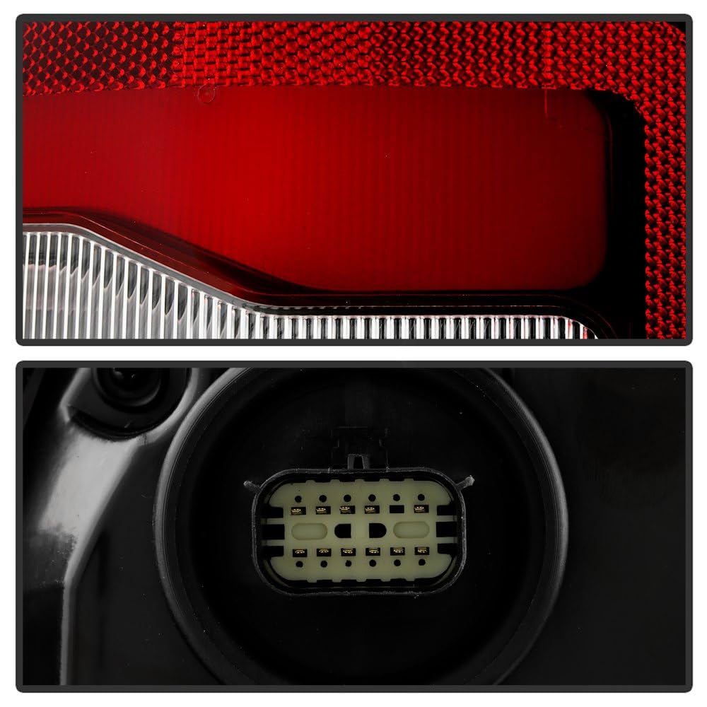 Dodge Ram 1500 Rebel Spyder (POE) LED Tail Light - OE Black Red Right (Fit Blind Spot Sensor Module Not Included)