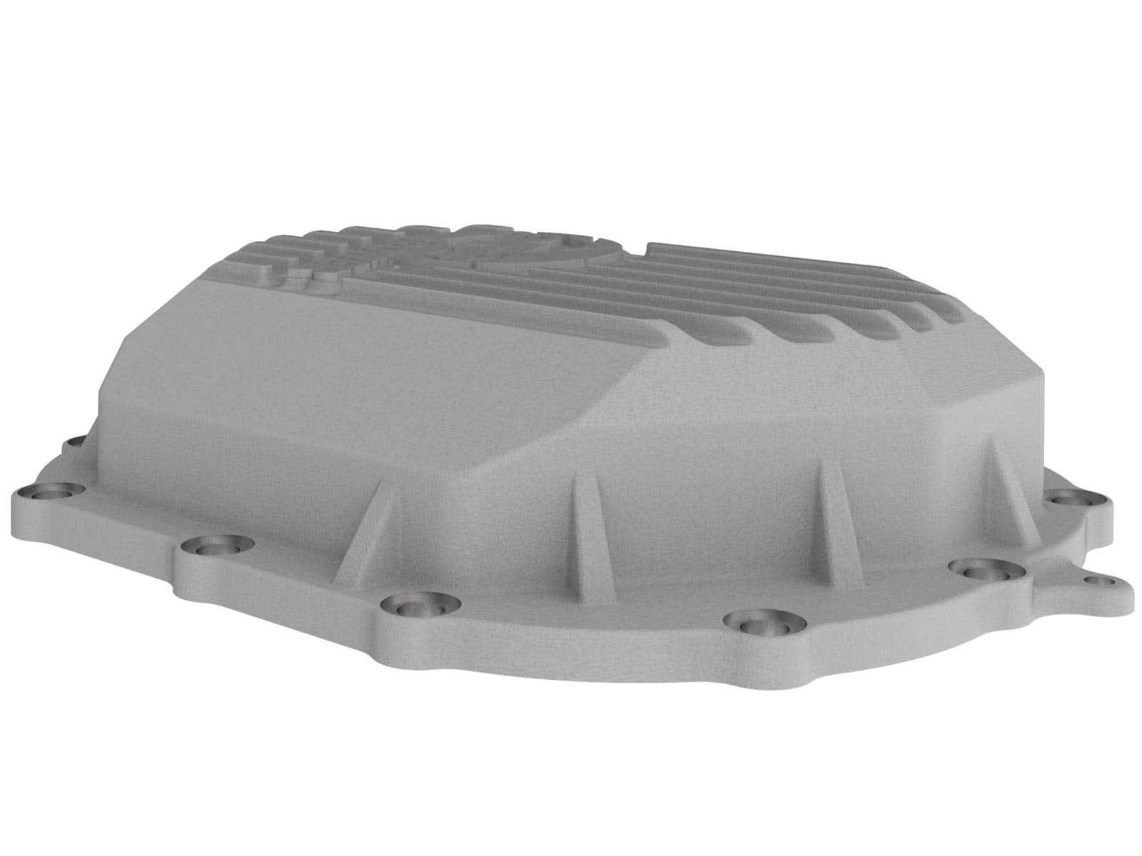 aFe POWER Front Differential Cover Street Series Raw w/Machined Fins - #46-71050A - GM 2500/3500 11-20 V8-6.0L/6.6L (AAM 9.25)