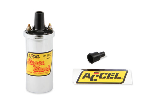 ACCEL Performance 8140C Universal SuperStock Chrome Point High Energy Coil