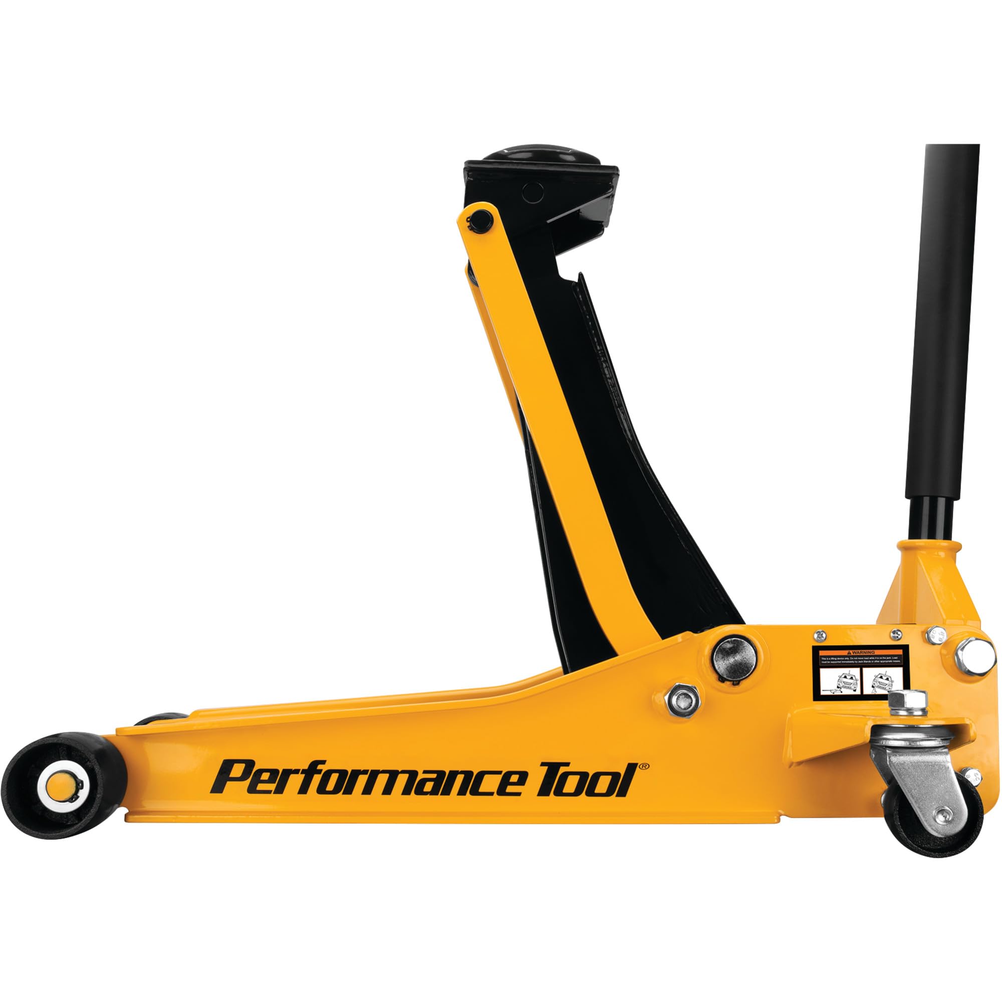 W1645 Performance Tool Low-Profile Professional Swiveling Floor Jack, 3.5-Ton Capacity, Lift Range 3-1/2-Inch to 20-1/2-Inch
