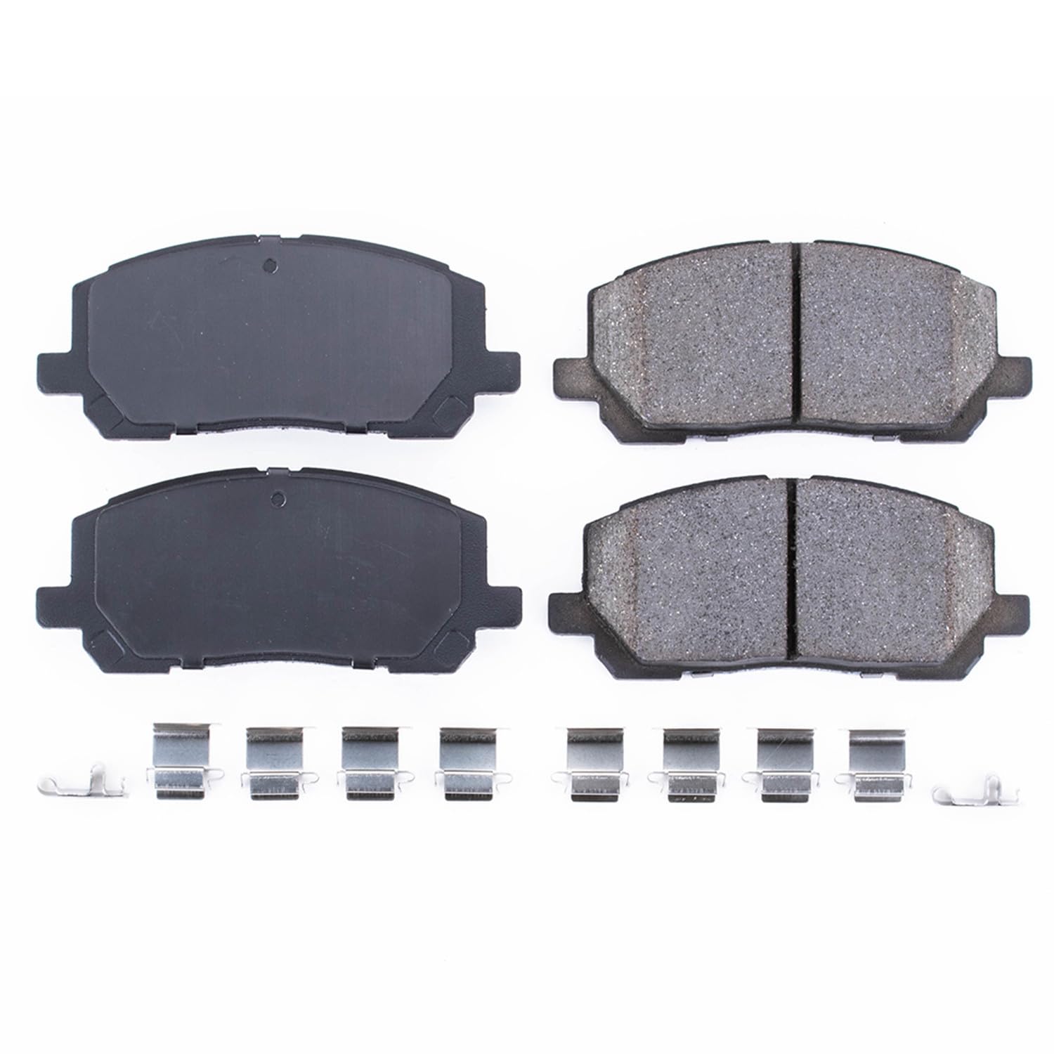 Power Stop Brake Kit Front For Toyota Highlander 2001-07 - Ceramic Brake Pads With Installation Hardware, 17-884
