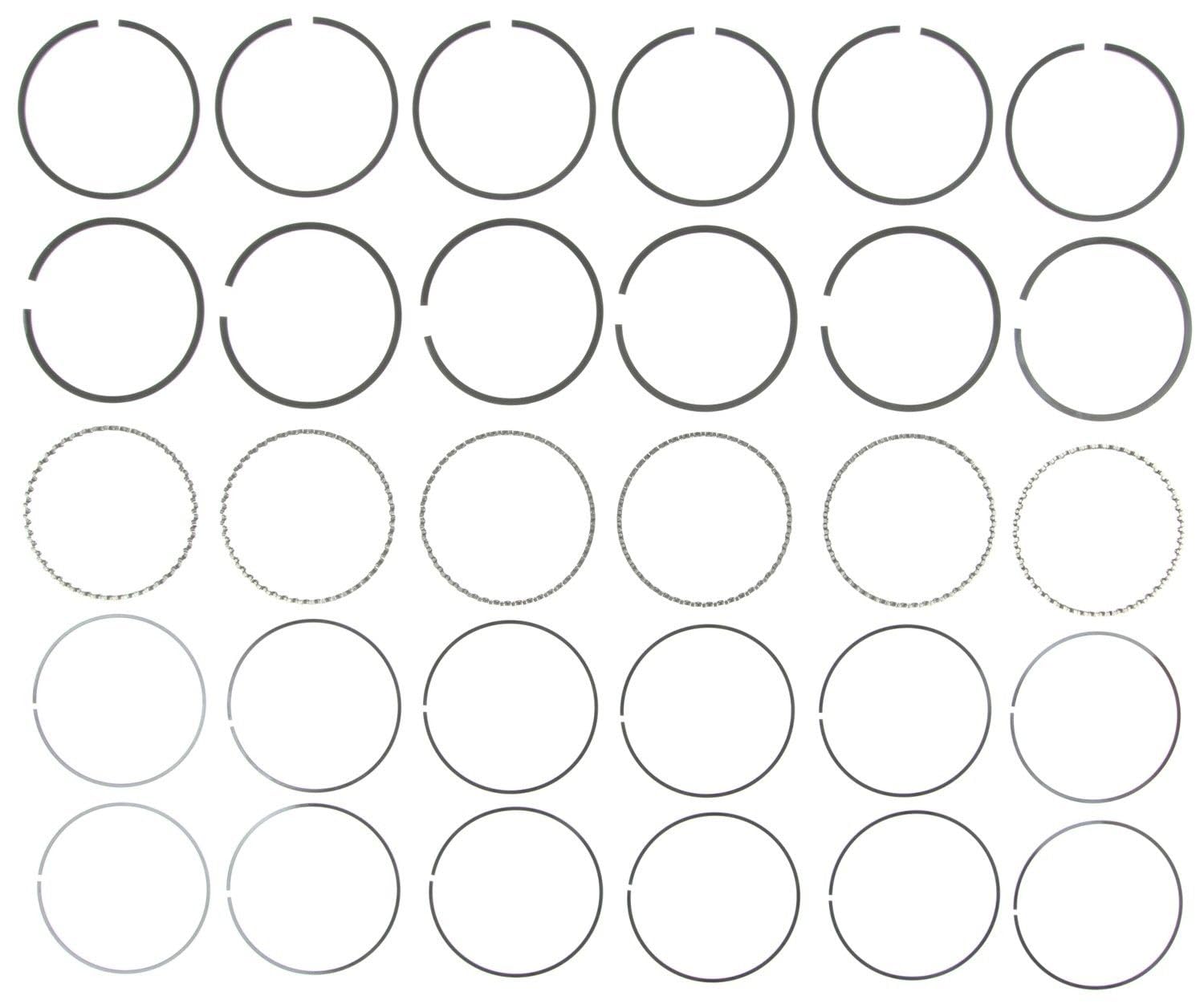 Clevite 41870CP.030 Ring Set, Clevite- Moly - Jeep (4.0L) 242 L6 Eng., (1996-2002); Dodge