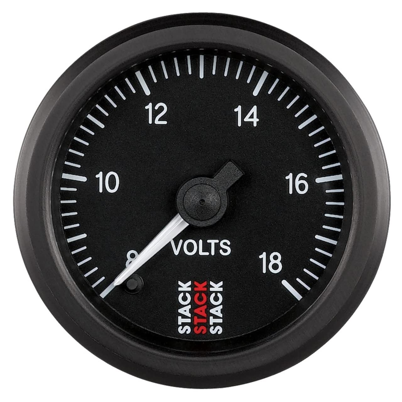AutoMeter Gauge ST3316C, Battery Voltage, Pro Stepper Motor, 52Mm, Classic, 8-18V