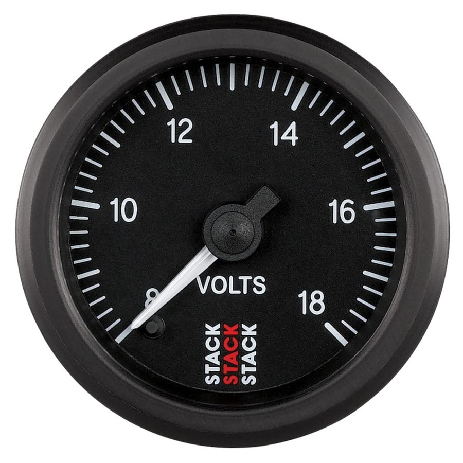 AutoMeter Gauge ST3316C, Battery Voltage, Pro Stepper Motor, 52Mm, Classic, 8-18V