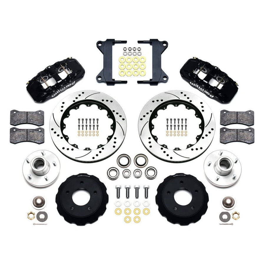 Front AERO6 Hub Kit,14.00,Drilled