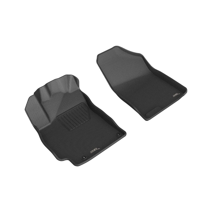 Kagu 3D MAXpider Custom Fit Floor Mat (Black) Compatible with Hyundai Elantra Gas/Hybrid 2021-2026 - Front Row