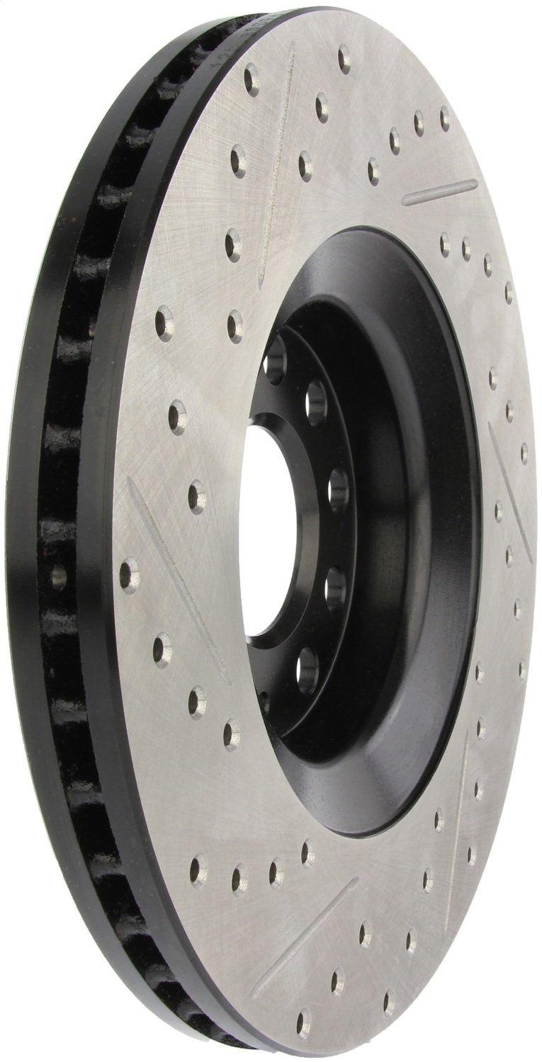Sport Drilled/Slotted Brake Rotor StopTech 127.33096L (Front Left), 1 Pack