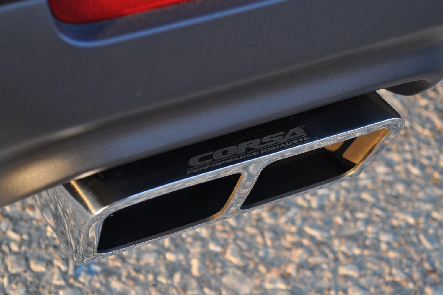 Corsa - 6.4L V8 15-19 Dodge Challenger 2.75in Dual Rear Exit Axle-Back Sport GTX2 Polished Tips (21021)