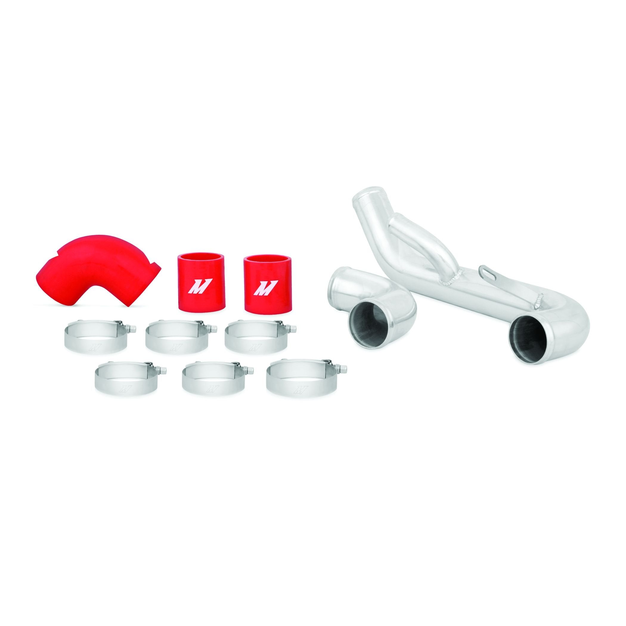 Mishimoto Lower Intercooler Pipe Kit MMICP-EVO-10LRD Fits Mitsubishi Lancer Evo X 2008-2015 Red