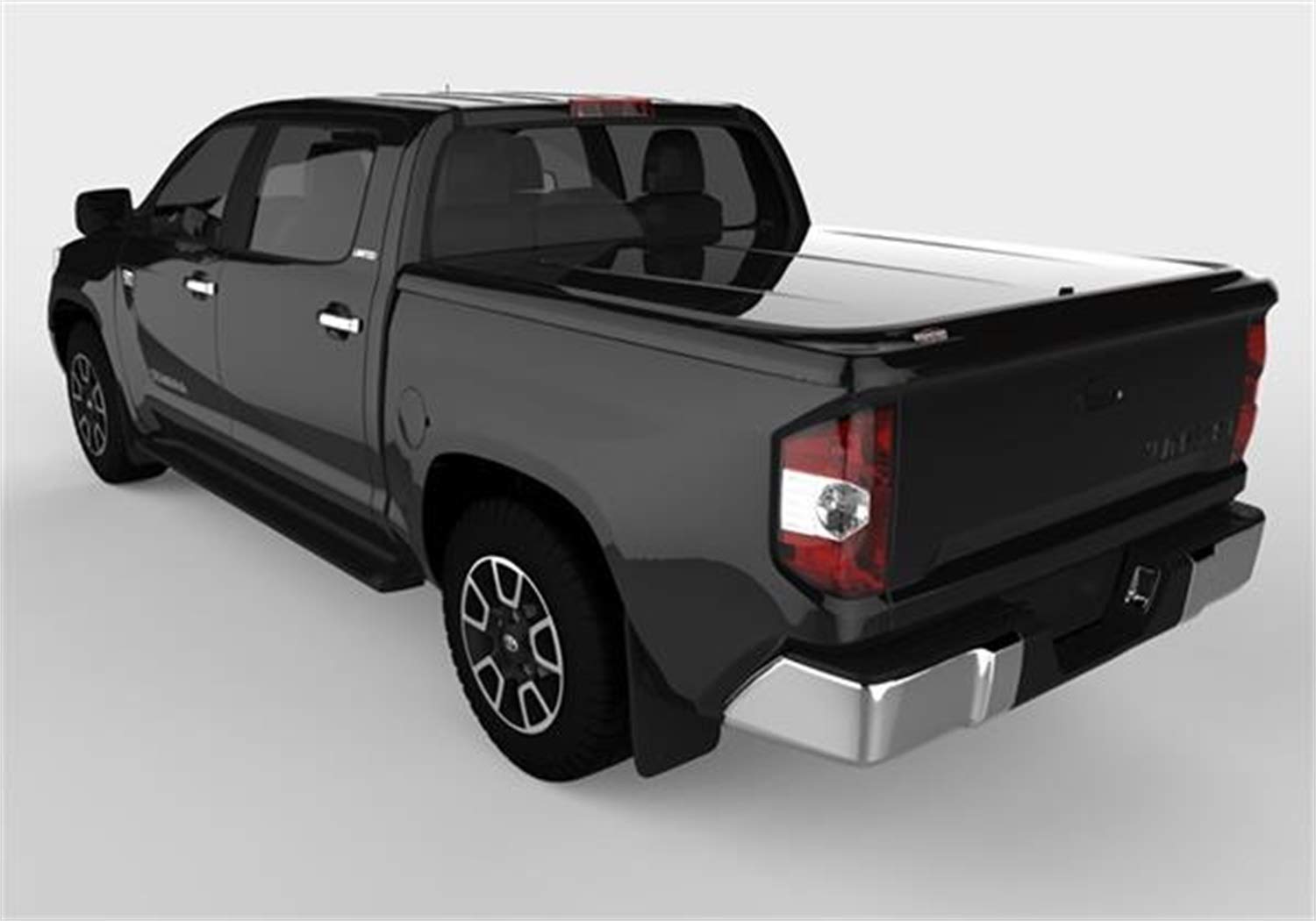 UnderCover RealTruck Lux One-Piece Truck Bed Tonneau Cover | UC4116L-202 | Fits 2014 - 2017 Toyota TundraMax (202 - Black) 5' 7" Bed (66.7")