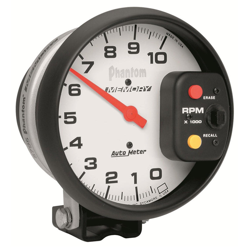 Auto Meter Phantom Memory Tachometer, 5.000 in. 5795