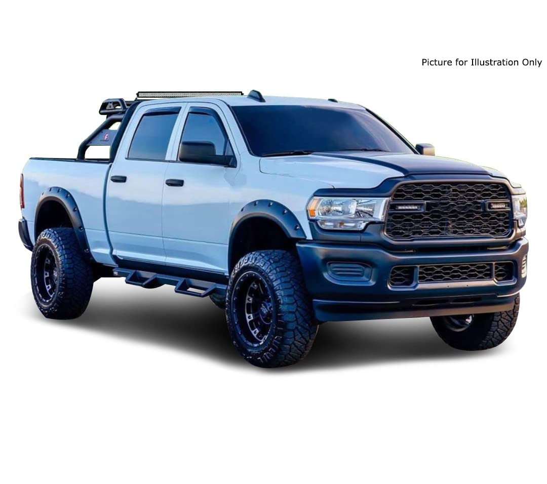 Atlas Roll Bar Black W/40 LED Light Bar Compatible with (GMC-Ford-Dodge) Black Horse - RB-BA1B-KIT