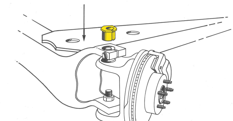 K8977 MOOG Caster / Camber Bushing Alignment for Ford Ranger