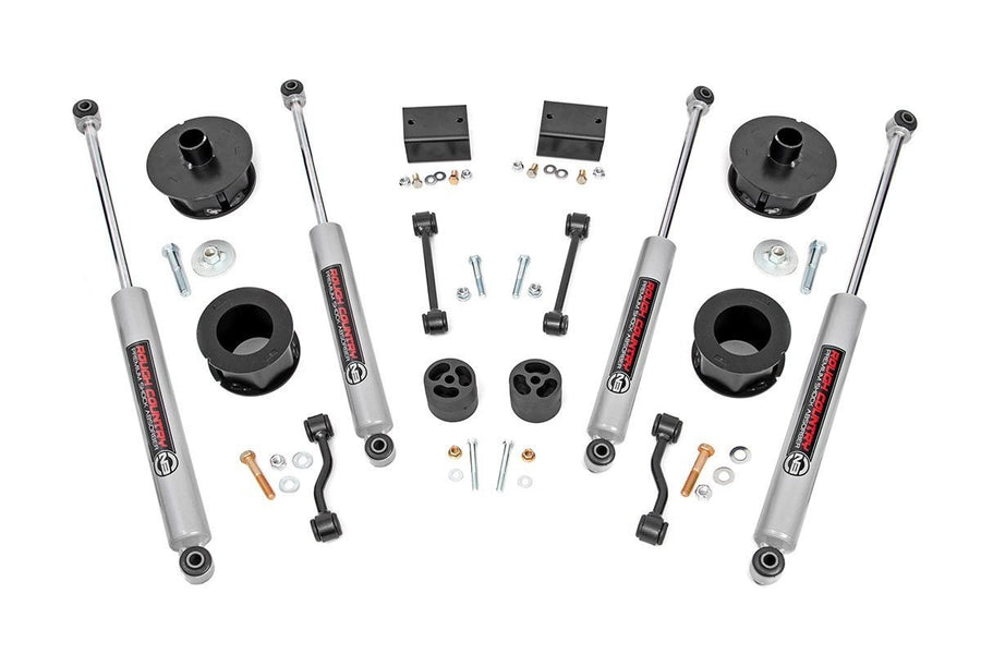 2.5" Rough Country Lift Kit w/N3 Shocks for 2018-2023 Jeep Wrangler JL - 67730