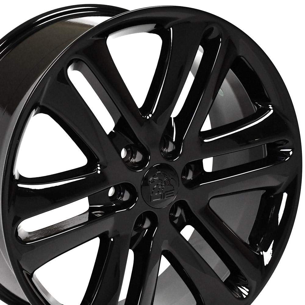 22 Inch OE Wheels FR76 Rim Fits F-150 Style 6x135 22x9 Gloss Black - Hollander 3918 (1)