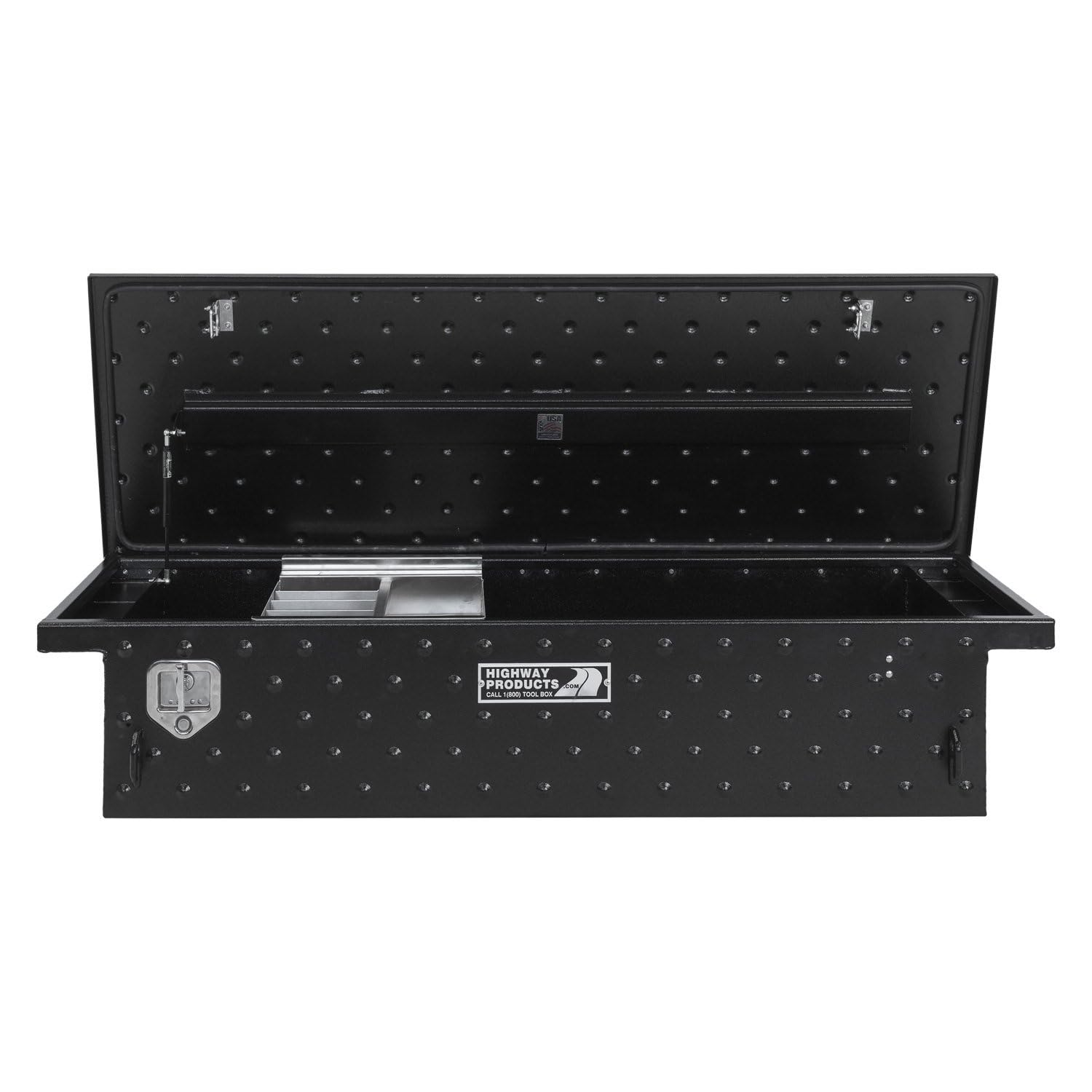 Highway Products 70x13.5x20 Low Profile Tool Box With Smooth Black Base/black Diamond Plate Lid 3312-001-bk62