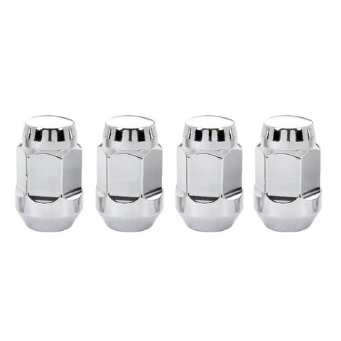 MCGARD Chrome Bulge 64010 Cone Seat Style Lug Nuts (1/2" - 20 Thread Size) - Set of 4