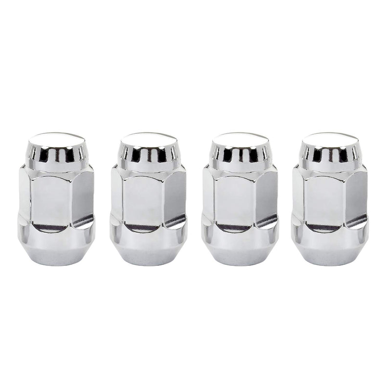 MCGARD Chrome Bulge 64010 Cone Seat Style Lug Nuts (1/2" - 20 Thread Size) - Set of 4