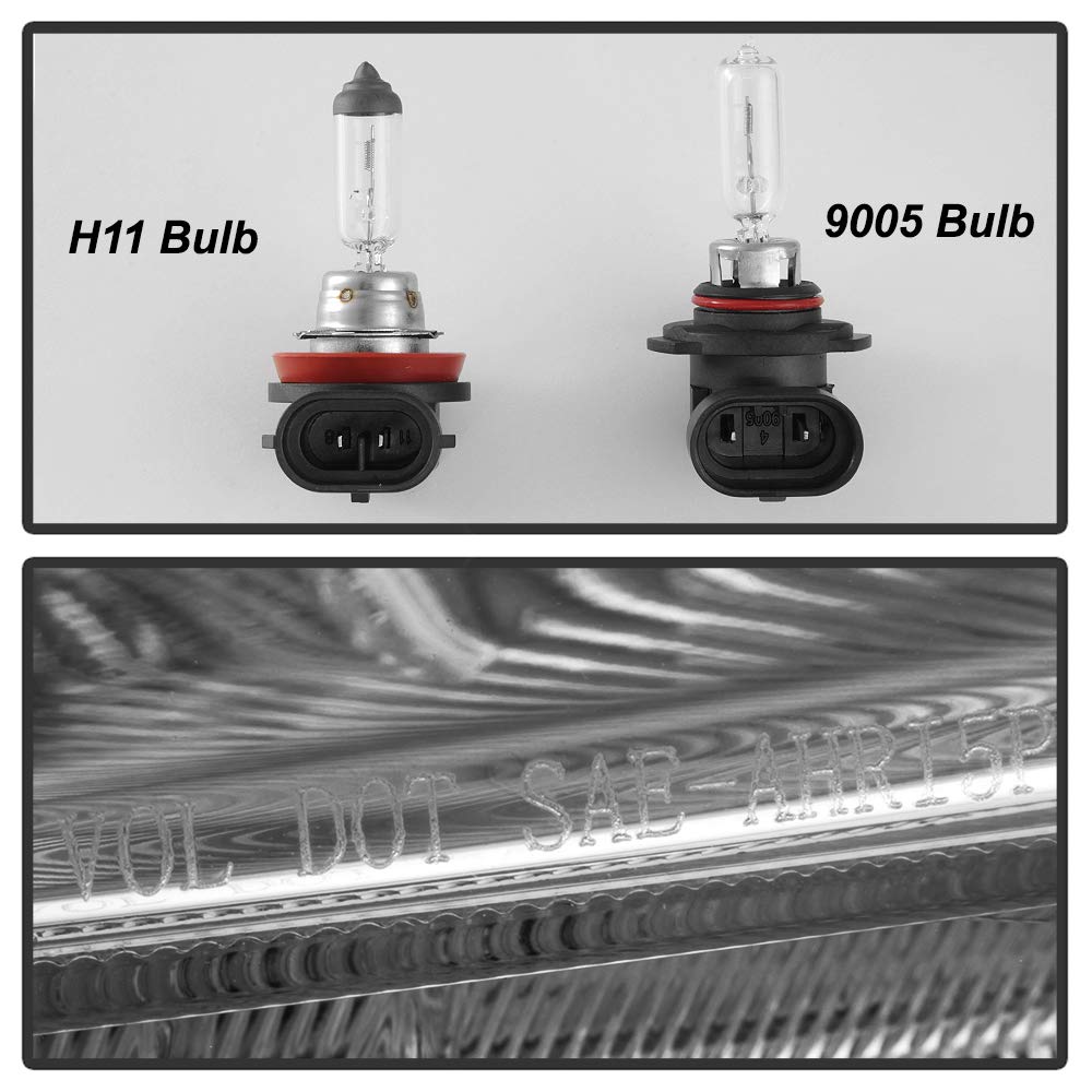 OEM Style Xtune Headlights (HD-JH-TRAV409-AM-C) (OE)