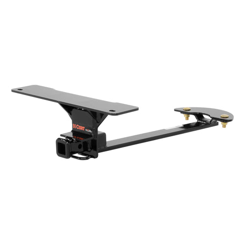 CURT Class 1 Trailer Hitch, 1-1/4-Inch Receiver, Fits Select Nissan Sentra, GLOSS BLACK POWDER COAT 11370